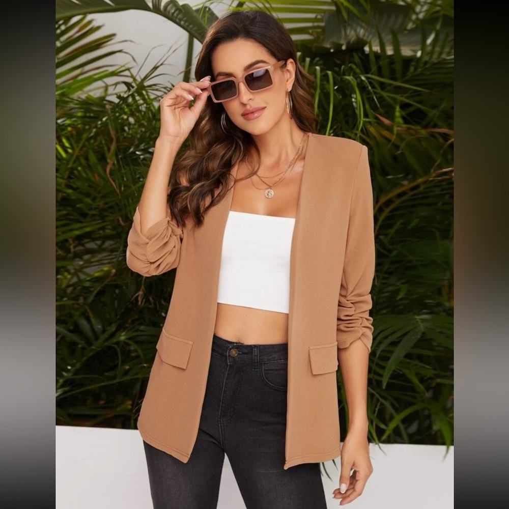 Shein Camel Blazer
